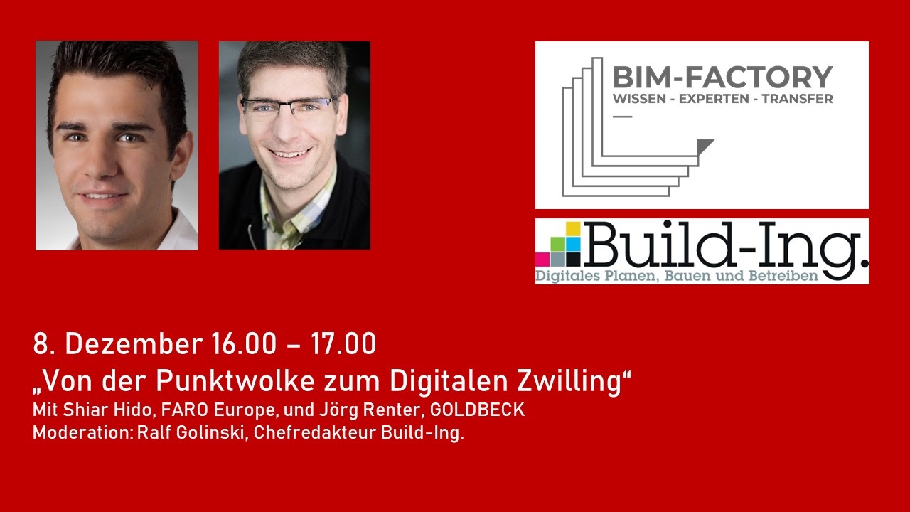 Traceable Construction: Von der Punktwolke zum Digitalen Zwilling